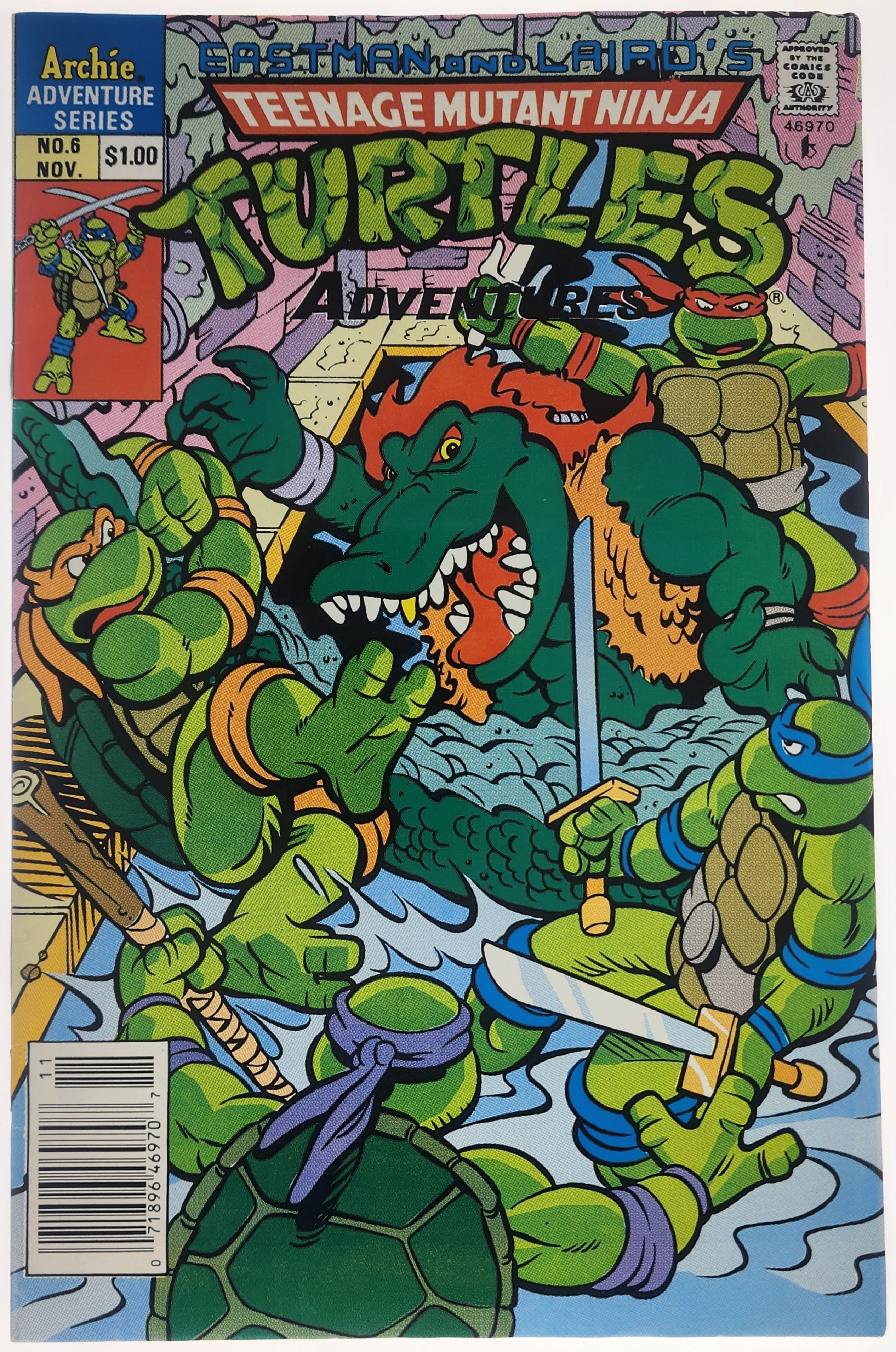 TEENAGE MUTANT NINJA TURTLES ADVENTURES #6 (1989) – Far Out Comics