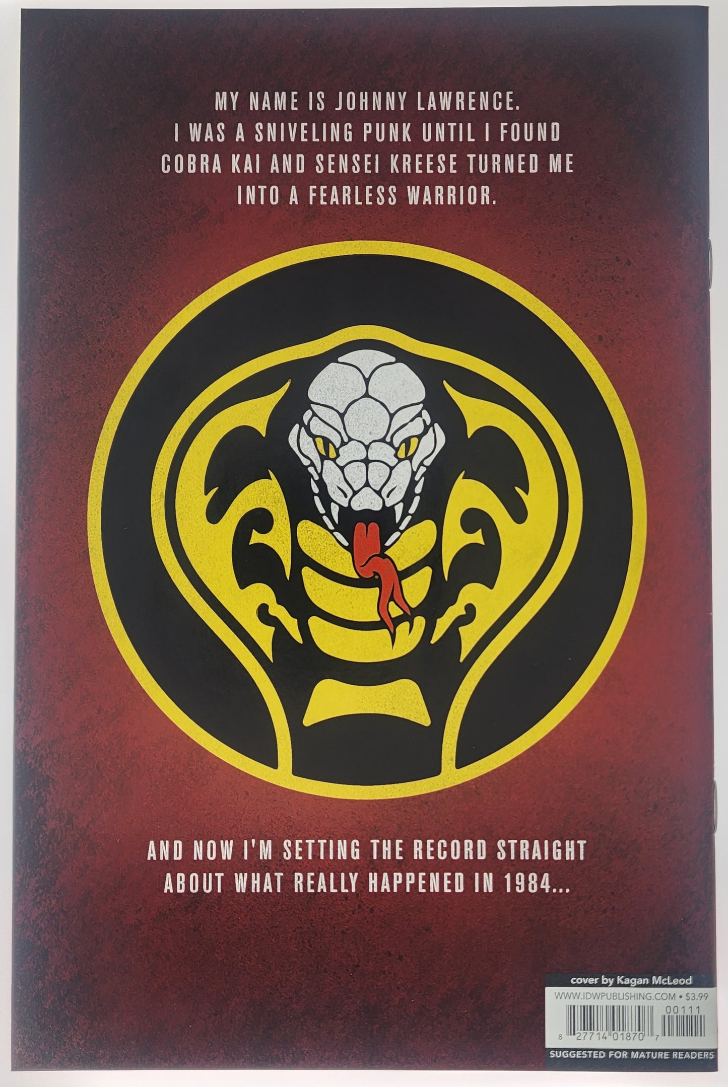 COBRA KAI: THE KARATE KID SAGA CONTINUES #1 (2019)