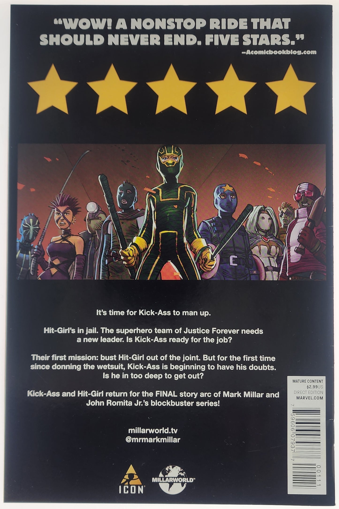 KICK-ASS 3 #1 - #8 COMPLETE RUN BUNDLE (2013)