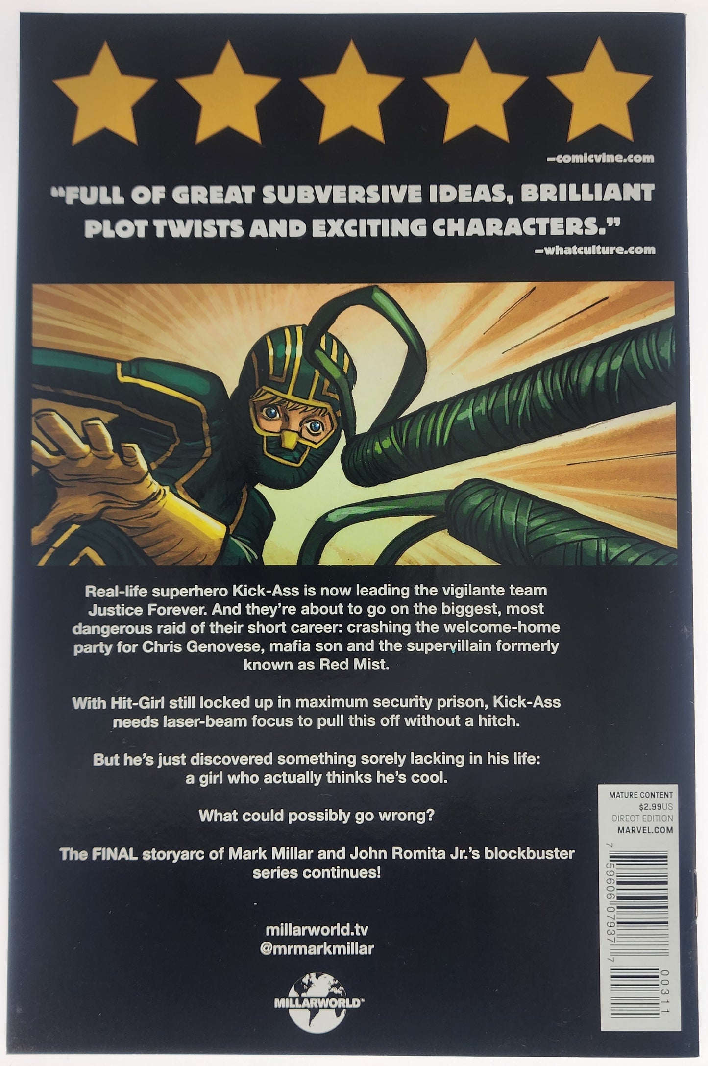 KICK-ASS 3 #1 - #8 COMPLETE RUN BUNDLE (2013)