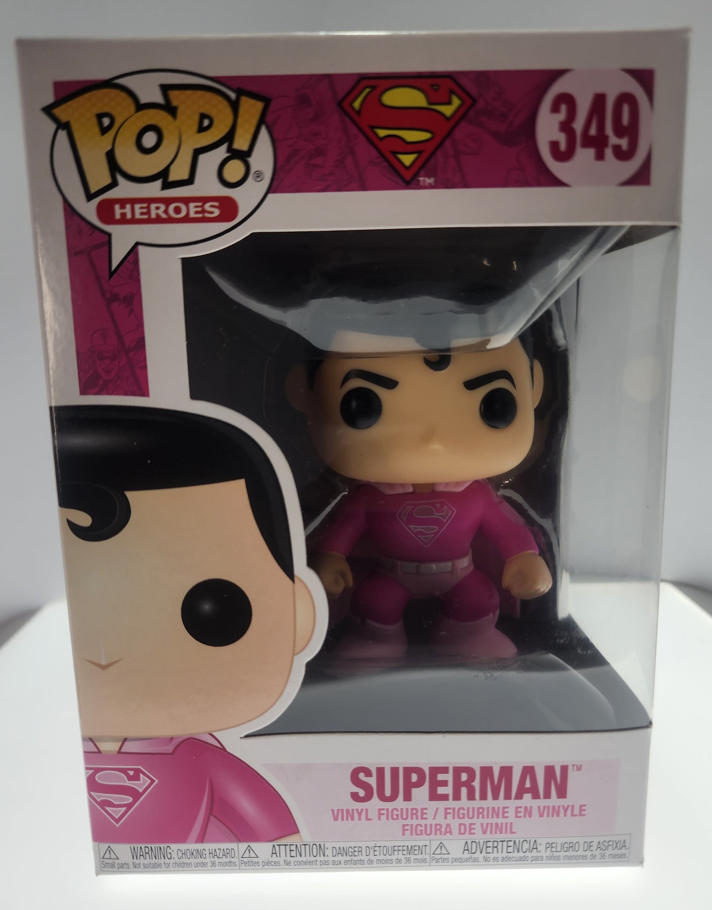 POP HEROES DC COMICS SUPERMAN #349 VINYL FIGURE