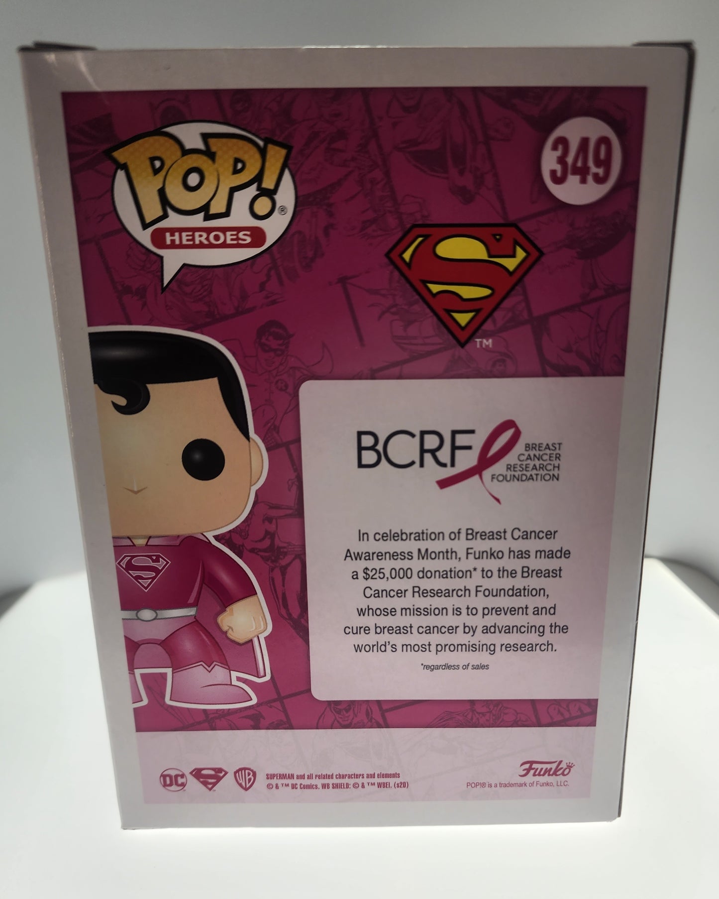 POP HEROES DC COMICS SUPERMAN #349 VINYL FIGURE