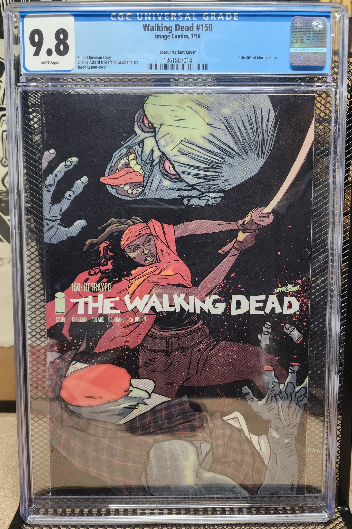 THE WALKING DEAD #150 CGC 9.8